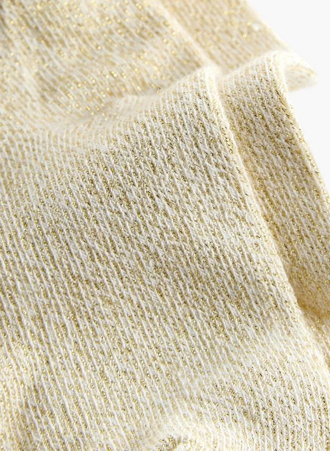 Flora Bella By Shoexpress Pack Of 2 Flora Bella Girls Socks Embroidered Frill Detail Ramadan Collections